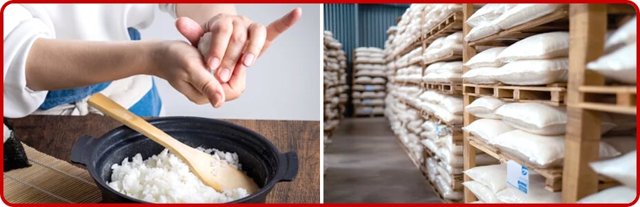 飲食店の米の仕入れ先