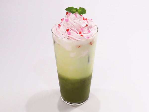 いちご抹茶ラテ