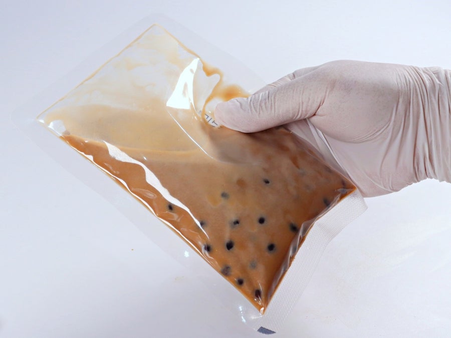 1杯分ずつのパックになっていてオペレーションも簡単です。