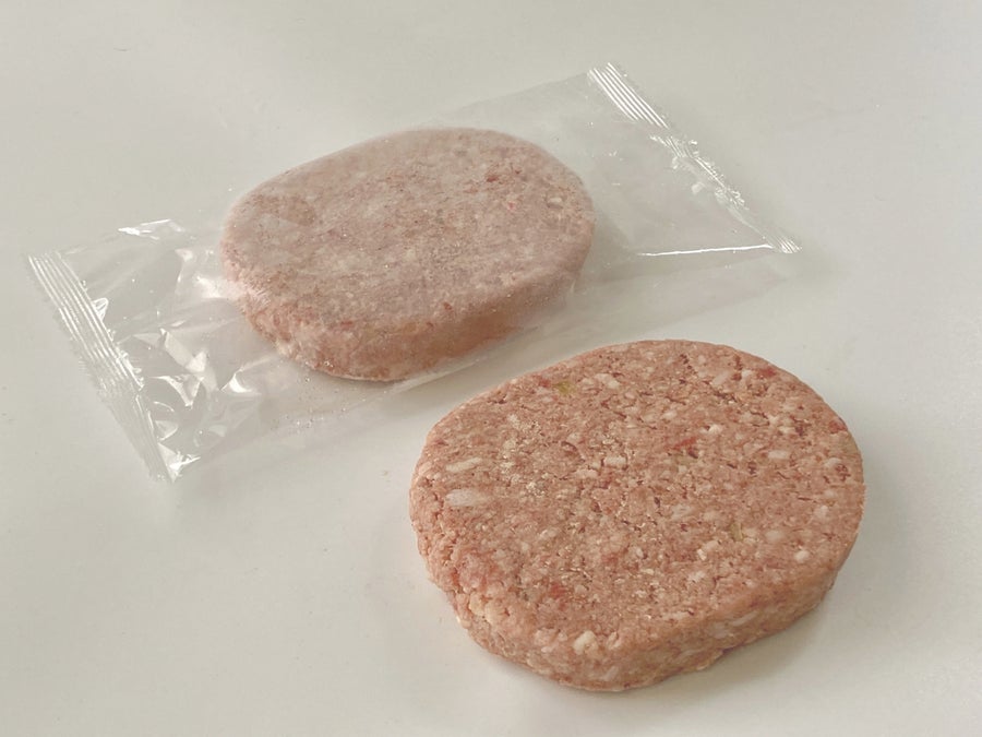 生パテだからジューシーな仕上がり