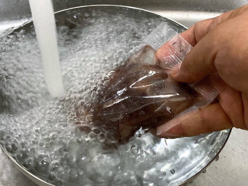 解凍が早い！オーダーが入ってからで間に合います。