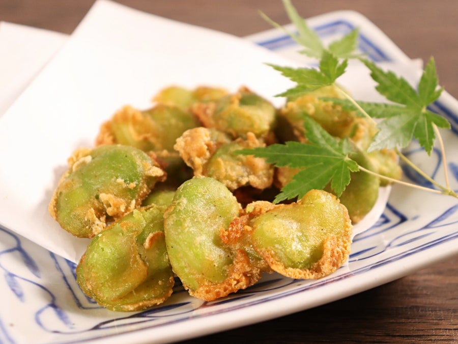 カリッ、ほくっ。つい手がのびちゃう、そらまめ唐揚げ
