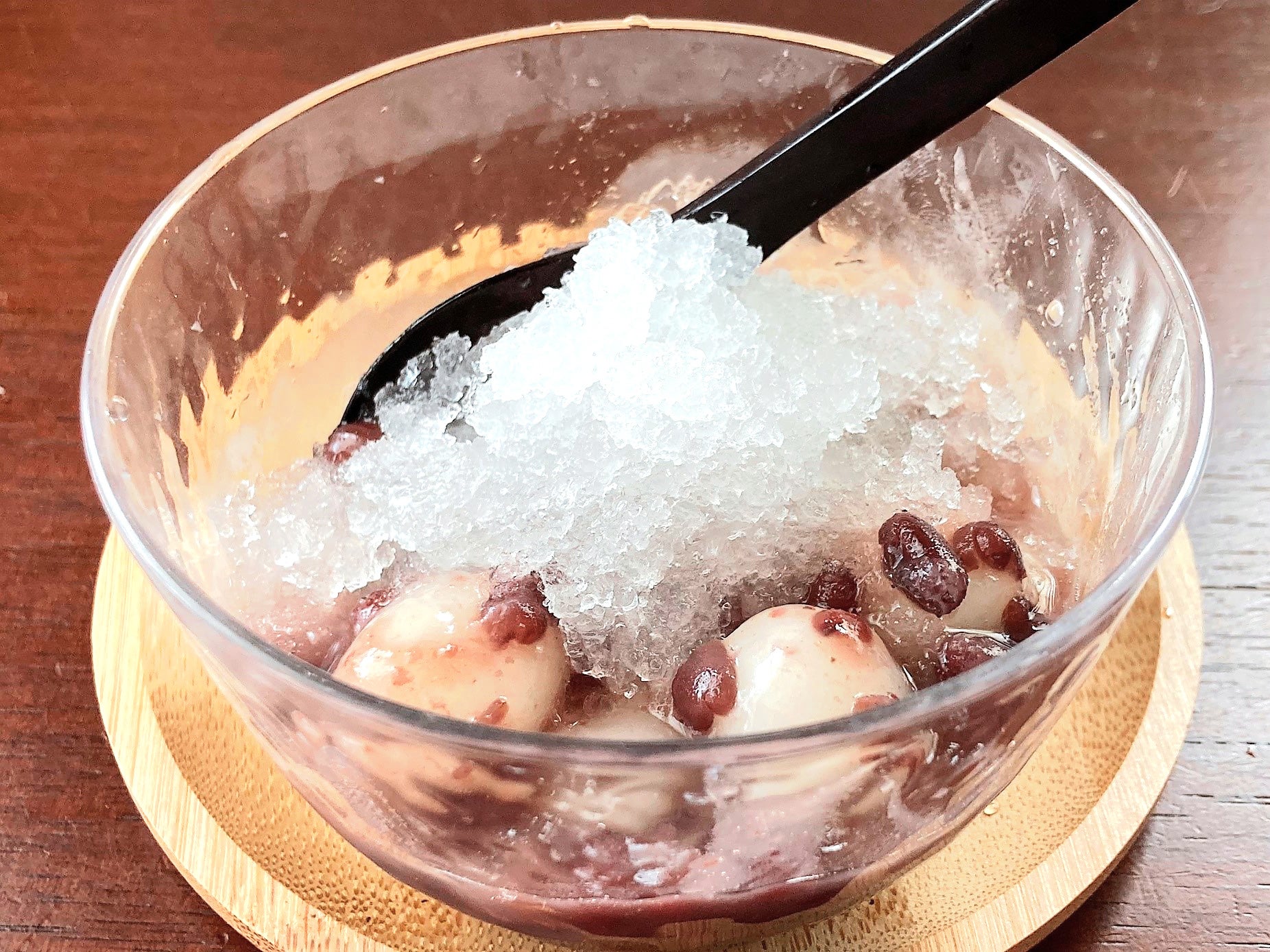 トッピング材としてのかき氷に