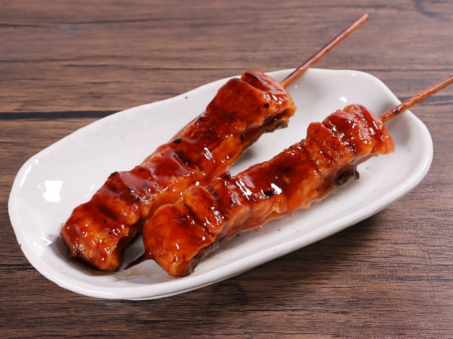 大型のうなぎで作った、厚みのある蒲焼串