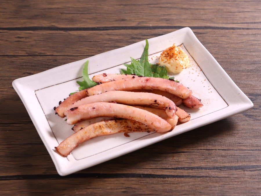 メーカー商品名は「フライパンで焼くいか一夜干しカット」