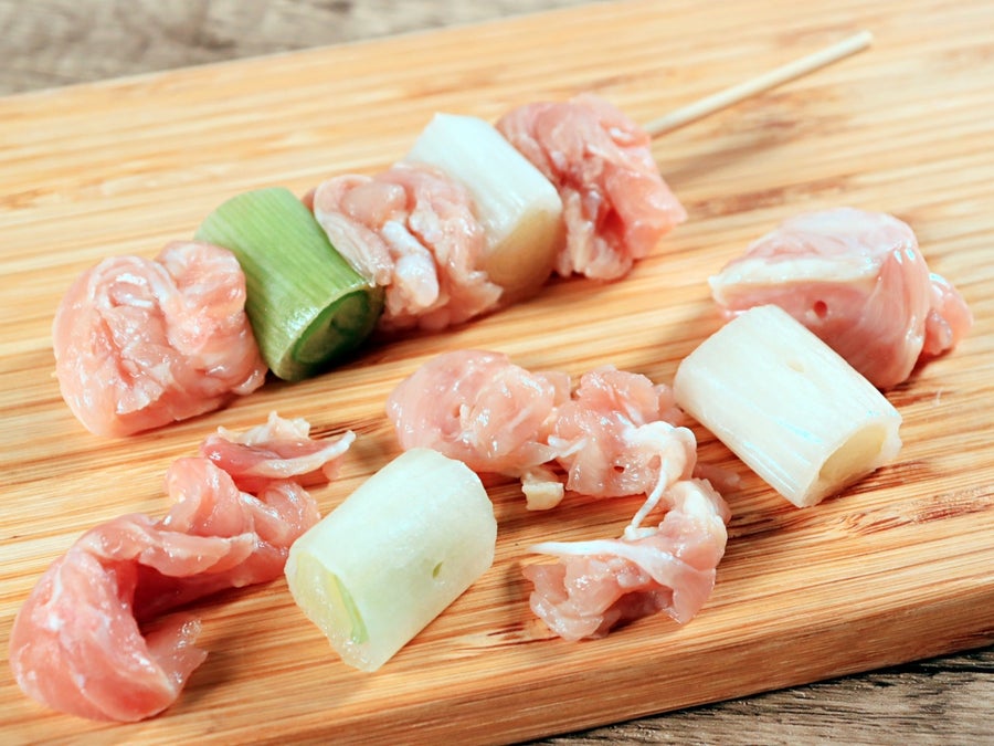 国産鶏せせり・1本約40g×10本入・15cm串