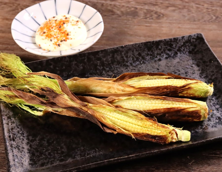 皮付きだからこそ、旨味を閉じ込めたヤングコーンが味わえる！