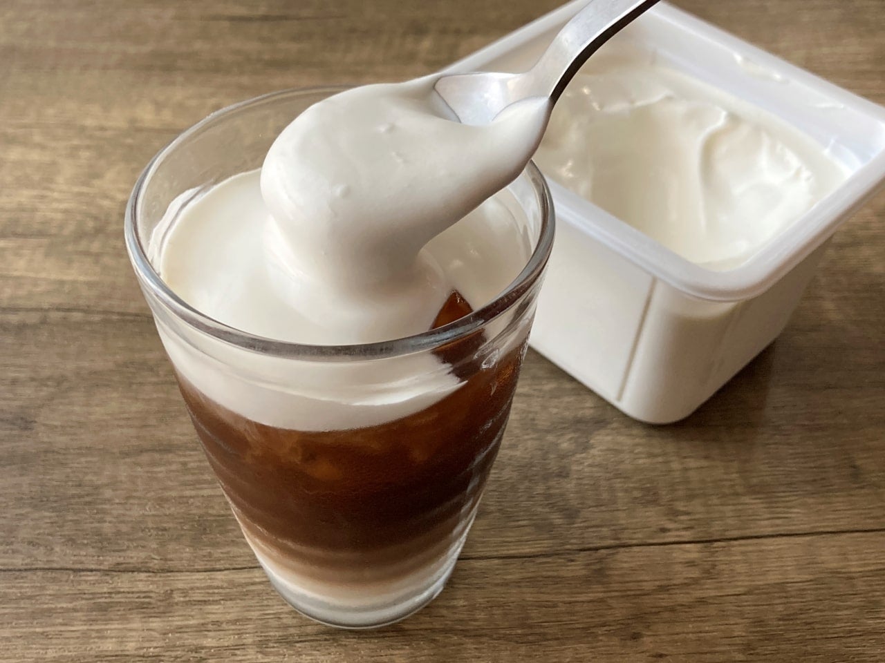 ふわっと盛り付けられる