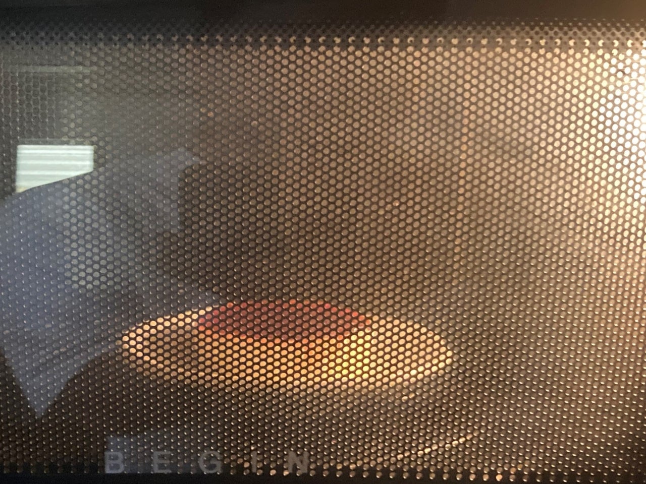 紙ケースを外してレンジ