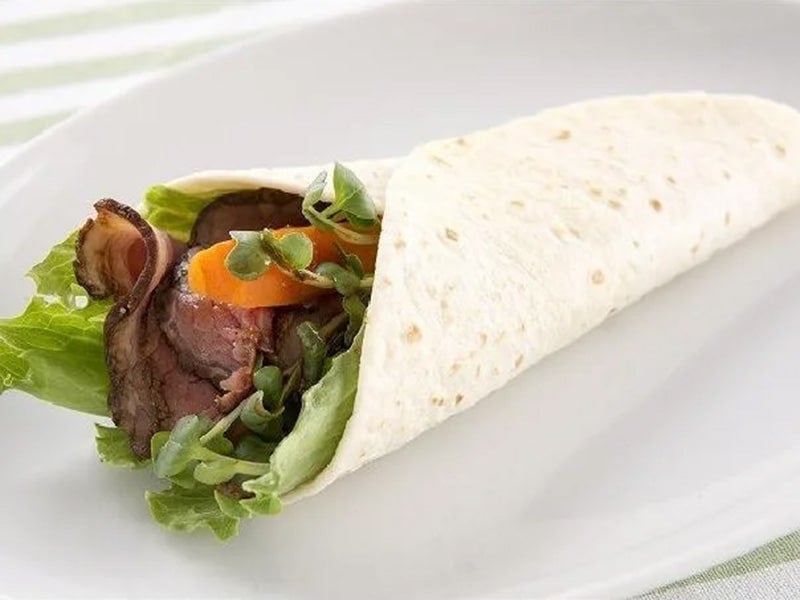 ローストビーフのラップサンド
