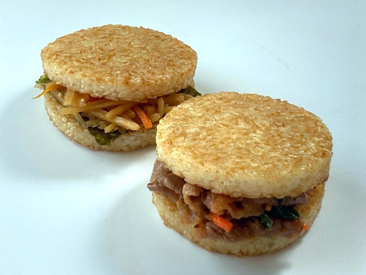 ごはんバーガーきんぴら＆焼肉