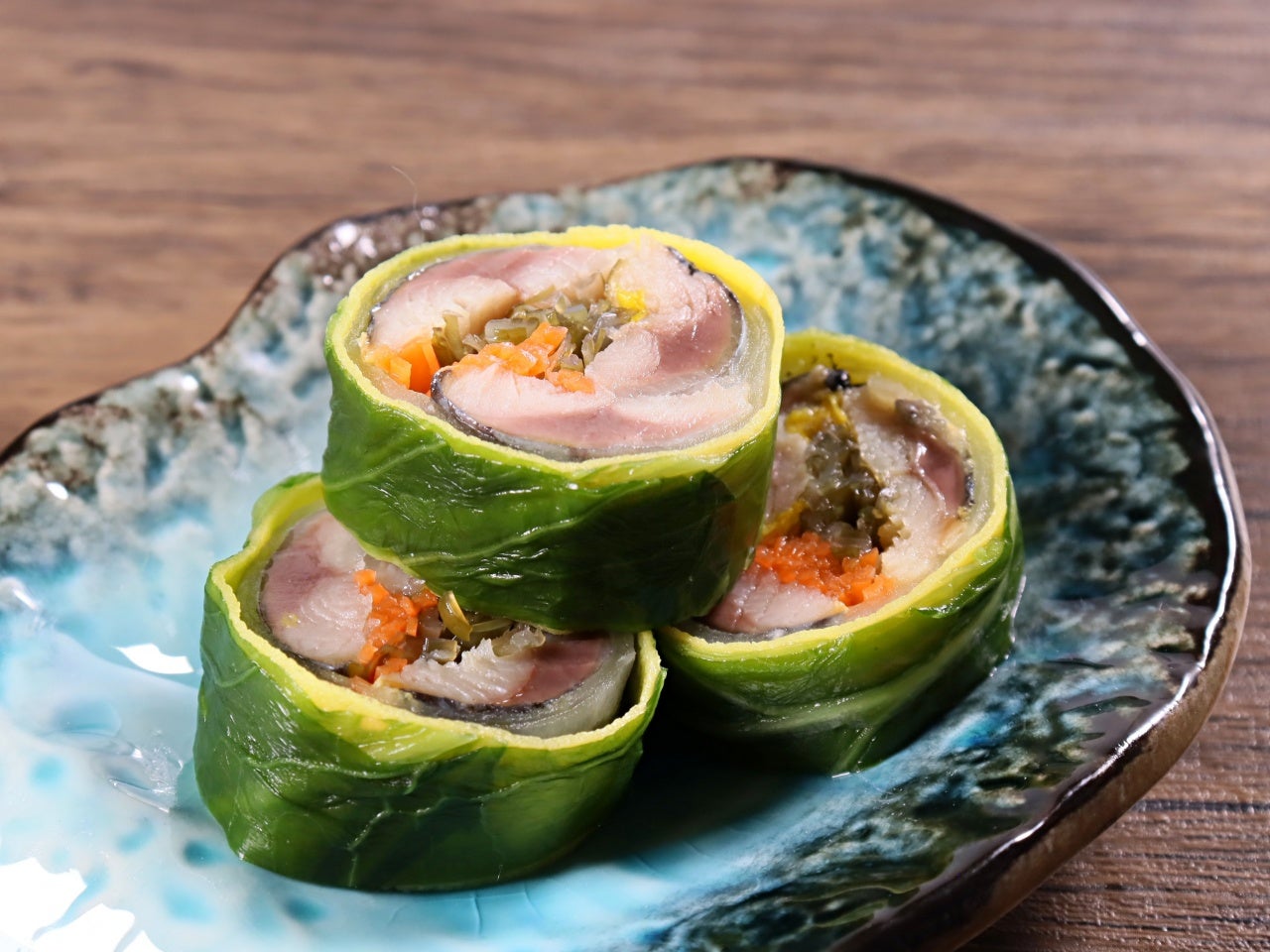 国産さんまの広島菜巻き 4本