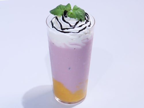 かぼちゃと紫いものシェイク
