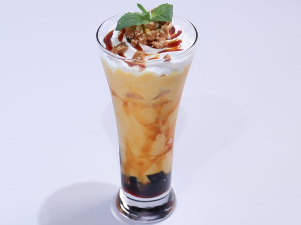 かぼちゃとコーヒーゼリーのシェイク