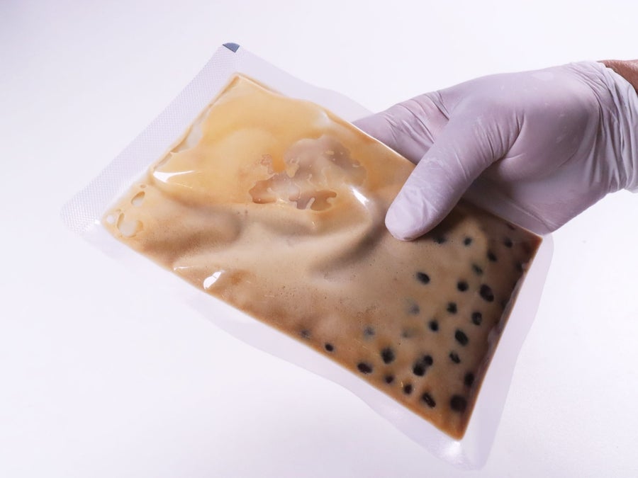 1杯分ずつのパックになっていてオペレーションも簡単です。