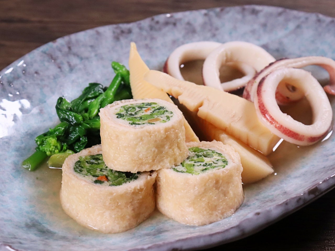 菜の花の信田巻き（味付き） 5本