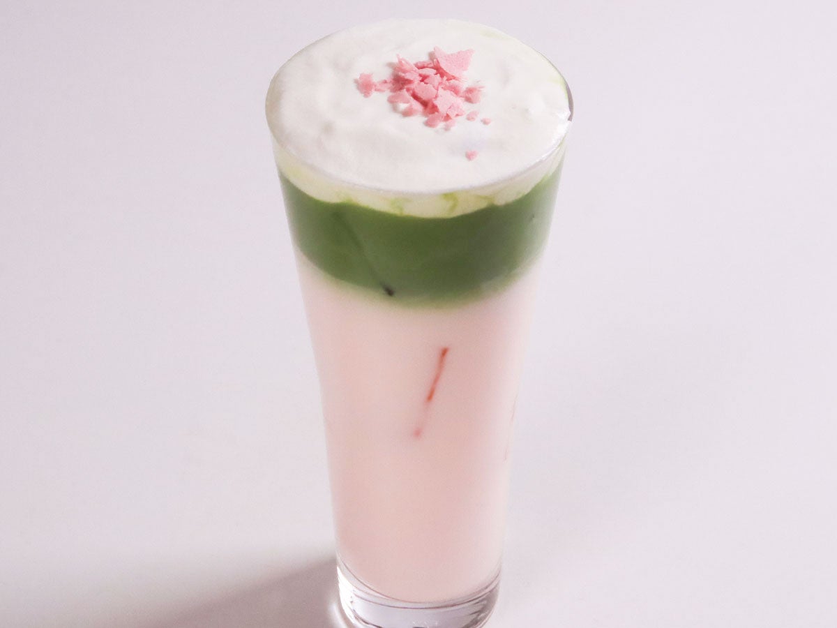 さくら抹茶ラテ