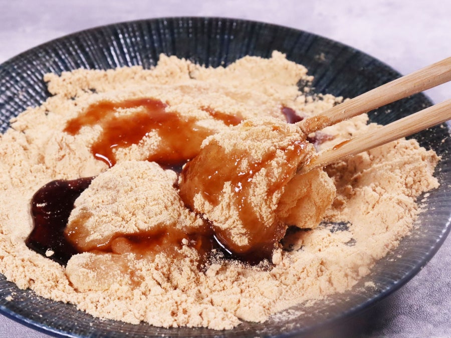 手作りわらび餅が楽しめる、粉末状の「わらび餅の素」