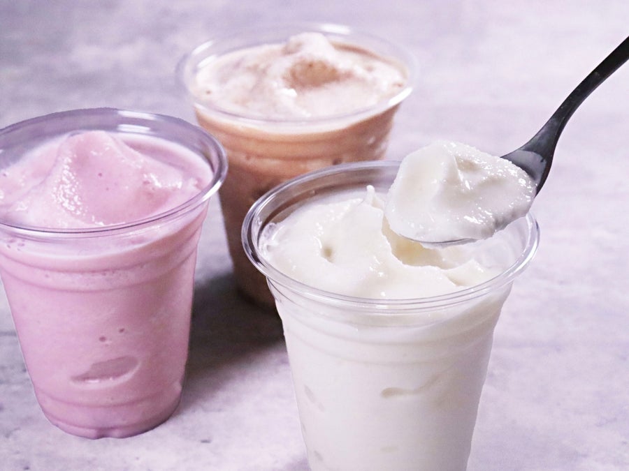 なめらか・濃密・分離しない！ミルク系におすすめのフラッペベースパウダー