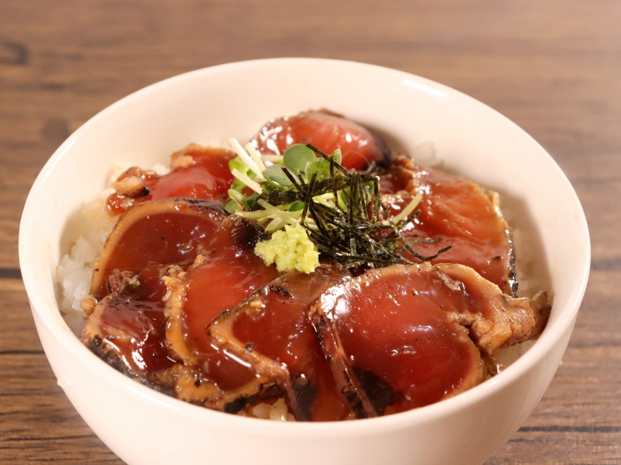 漁師の1本釣り藁焼きかつお漬け丼の具 2食