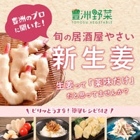 豊洲のプロがすすめる旬食材 新生姜