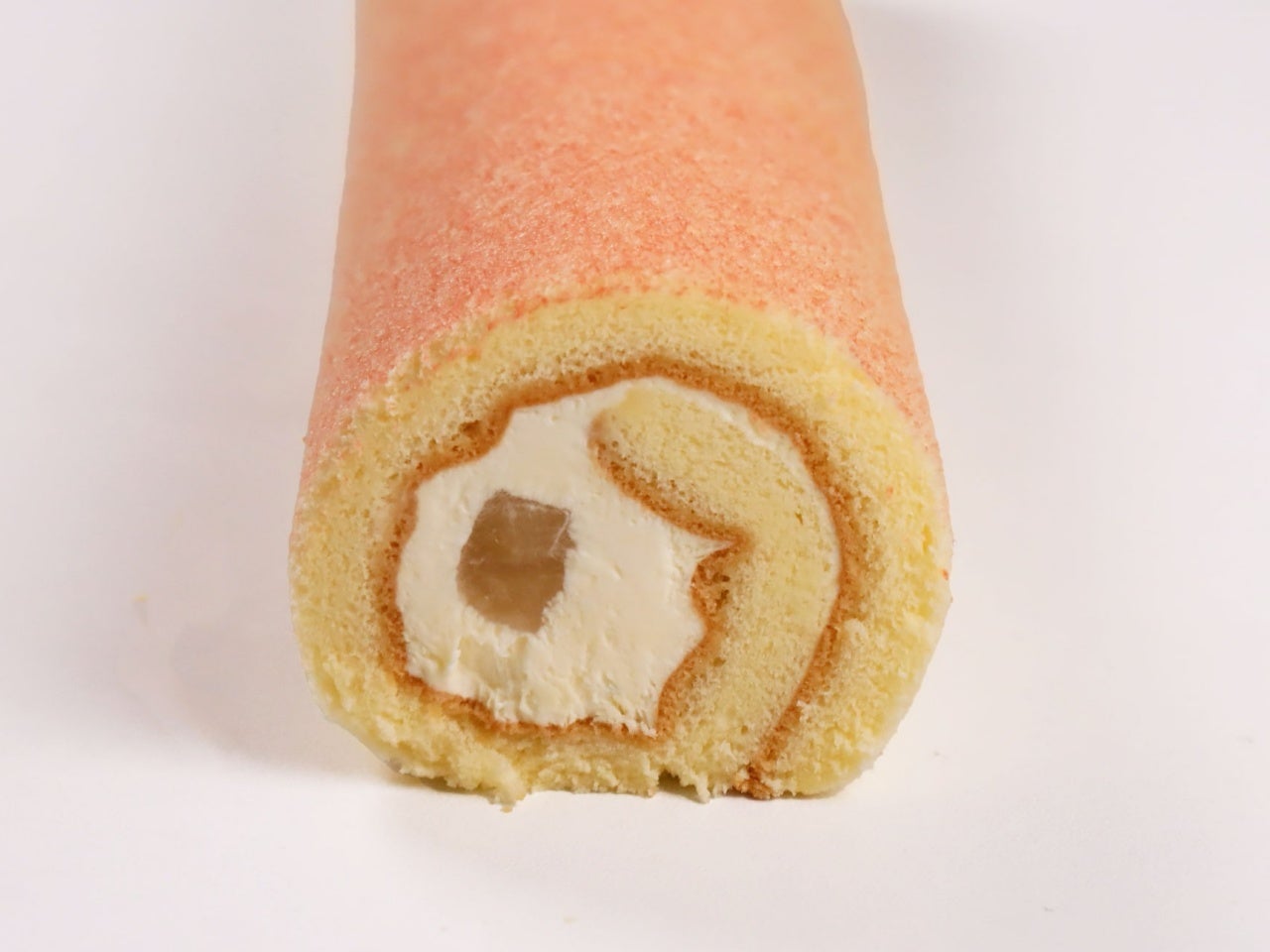 業務用 フリーカットロールケーキ（白桃） 1本 冷凍｜業務用食品・食材