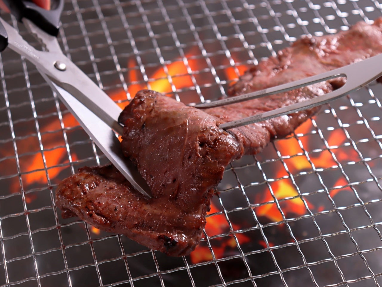 長い大判ハラミ(牛脂注入肉) 1kg