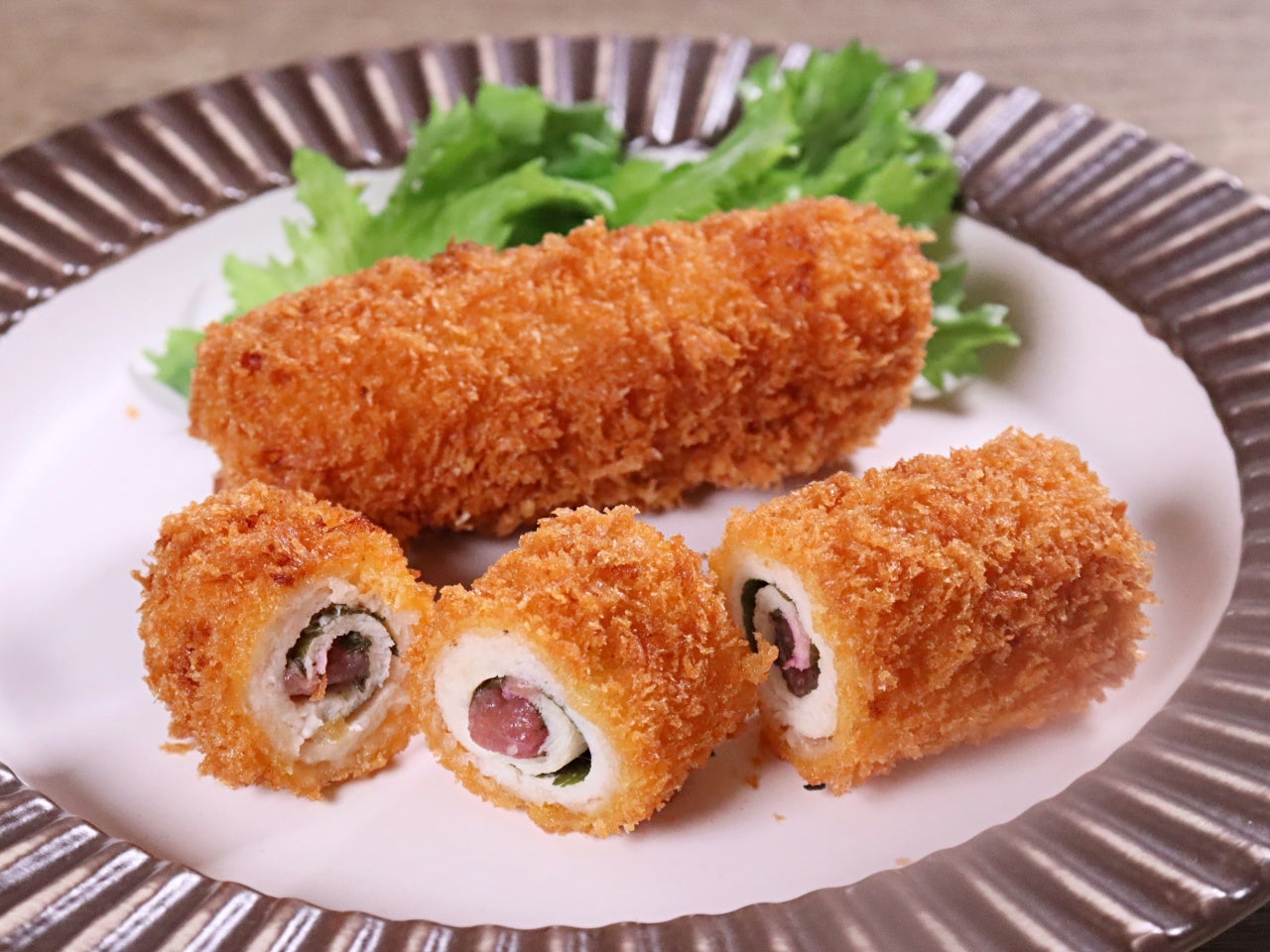 鶏肉大葉梅肉巻きフライ 10本