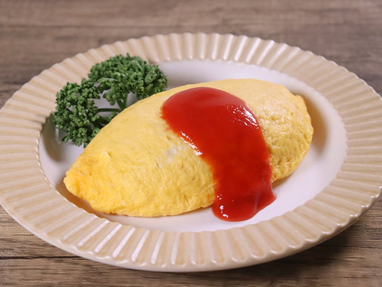 ふんわり卵の手包みオムライス 2食