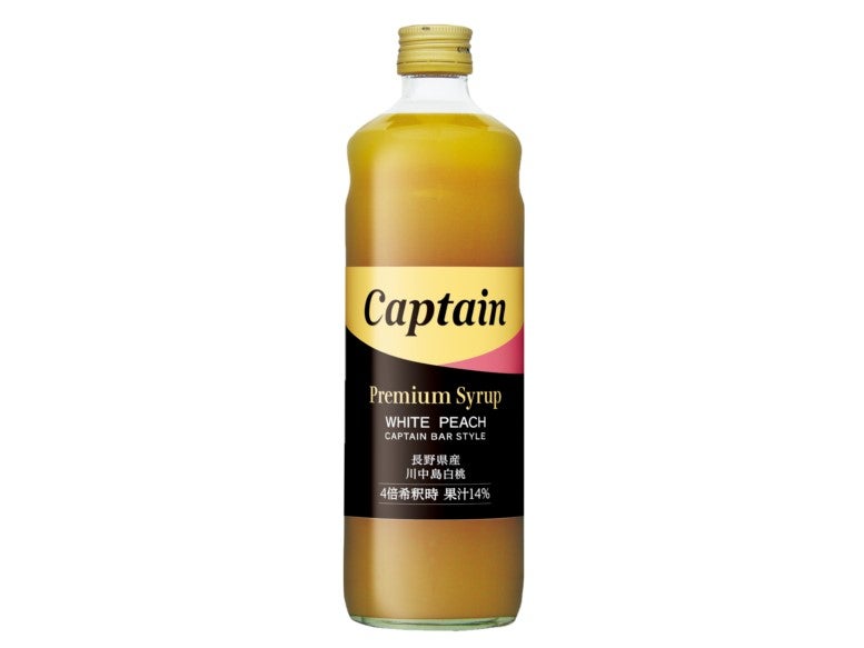 キャプテン 長野県産 川中島白桃シロップ 600ml
