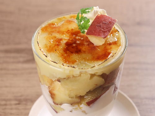 焼き芋ブリュレパフェ