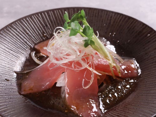 マグロの和風カルパッチョ