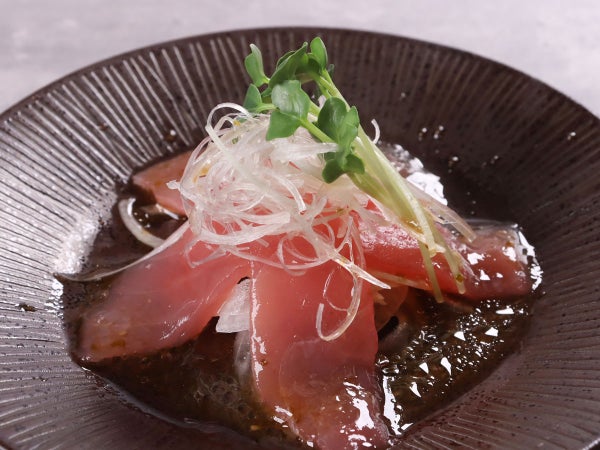 マグロの和風カルパッチョ