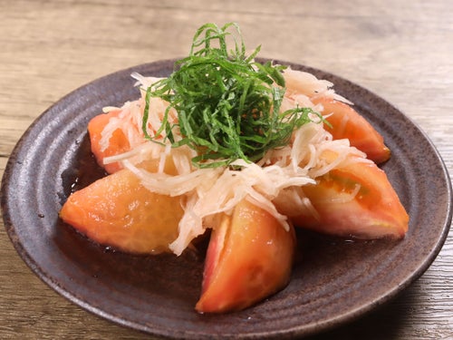 新しょうがとトマトのマリネ