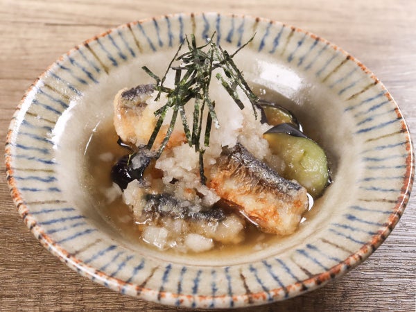 さんまとなすのみぞれ煮