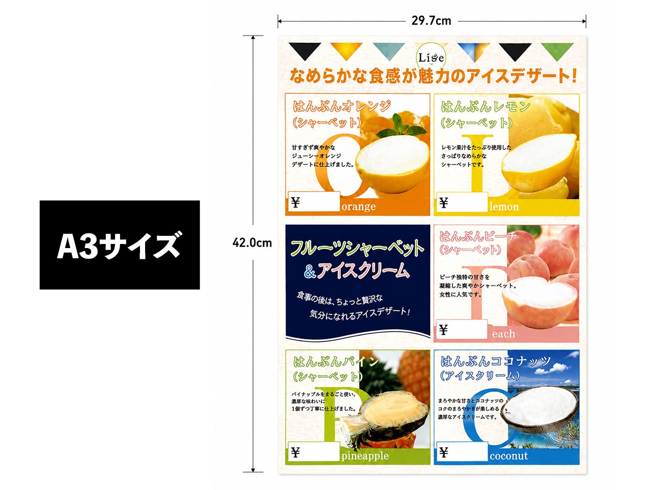 A3サイズイメージ
