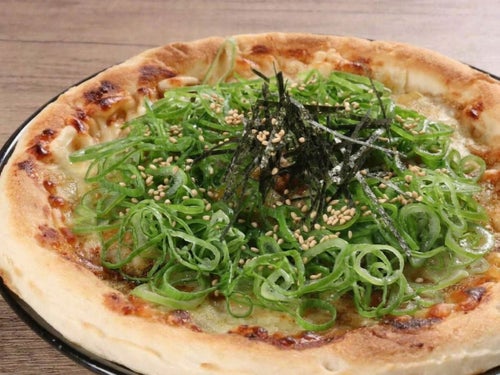 九条ネギと山椒の照り焼きチキンピザ